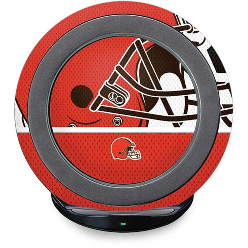 NFL Cleveland Browns Zone Block Fast Charge Wireless Charging Stand Skin